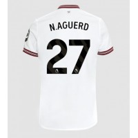 Maglie da calcio West Ham United Nayef Aguerd #27 Seconda Maglia 2023-24 Manica Corta
